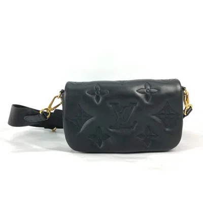Pre-owned Louis Vuitton Black Leather Shoulder Bag ()
