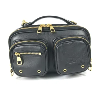 Pre-owned Louis Vuitton Black Leather Shoulder Bag ()