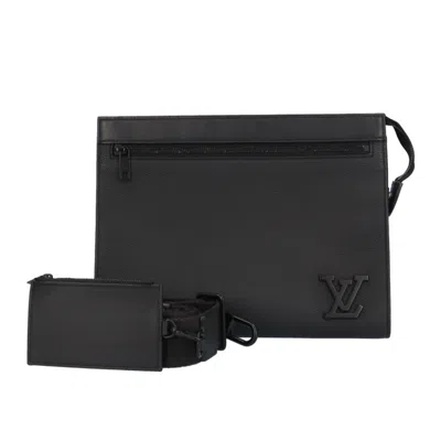 Pre-owned Louis Vuitton Black Leather Shoulder Bag ()