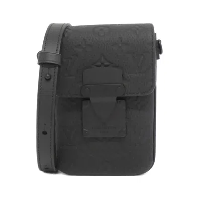Pre-owned Louis Vuitton Black Leather Shoulder Bag ()