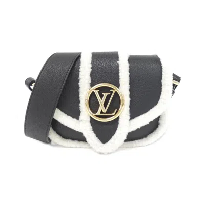 Pre-owned Louis Vuitton Black Leather Shoulder Bag ()