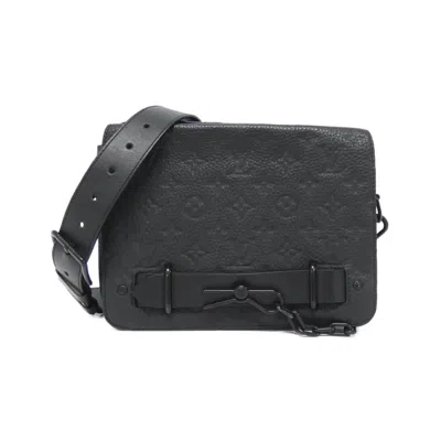 Pre-owned Louis Vuitton Black Leather Shoulder Bag ()