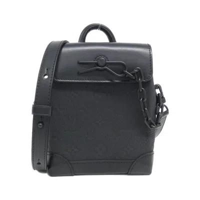 Pre-owned Louis Vuitton Black Leather Shoulder Bag ()