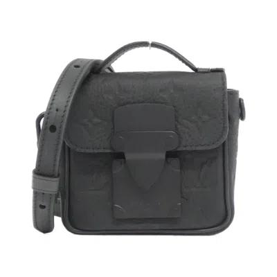 Pre-owned Louis Vuitton Black Leather Shoulder Bag ()