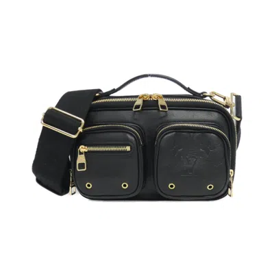 Pre-owned Louis Vuitton Black Leather Shoulder Bag ()