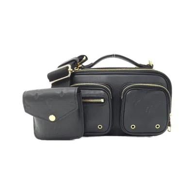 Pre-owned Louis Vuitton Black Leather Shoulder Bag ()