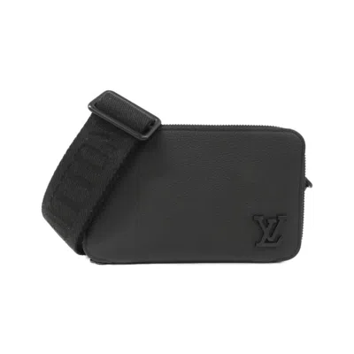 Pre-owned Louis Vuitton Black Leather Shoulder Bag ()