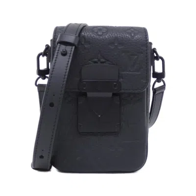 Pre-owned Louis Vuitton Black Leather Shoulder Bag ()