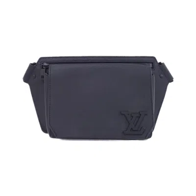 Pre-owned Louis Vuitton Black Leather Shoulder Bag ()