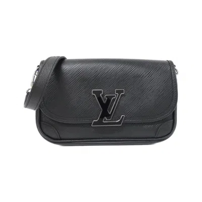 Pre-owned Louis Vuitton Black Leather Shoulder Bag ()