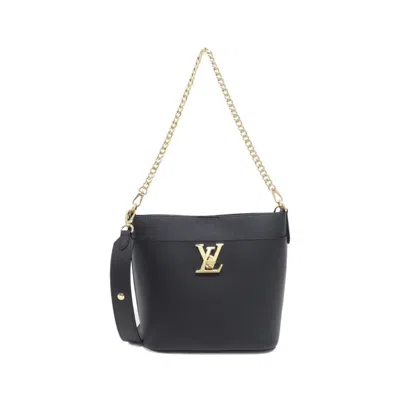 Pre-owned Louis Vuitton Black Leather Shoulder Bag ()