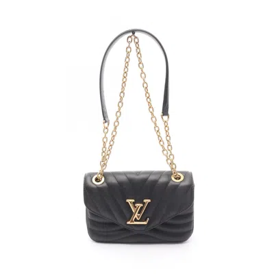 Pre-owned Louis Vuitton Black Leather Shoulder Bag ()