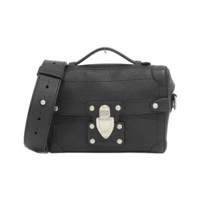 Pre-owned Louis Vuitton Black Leather Shoulder Bag ()