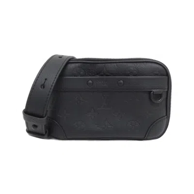 Pre-owned Louis Vuitton Black Leather Shoulder Bag ()
