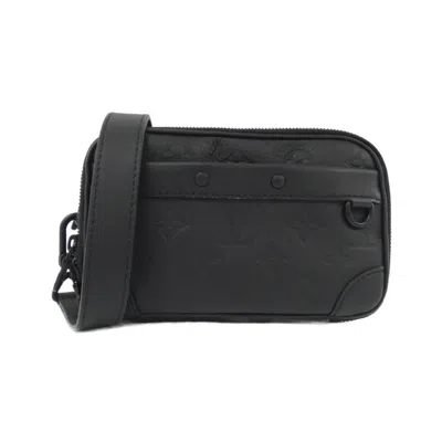 Pre-owned Louis Vuitton Black Leather Shoulder Bag ()