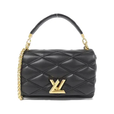 Pre-owned Louis Vuitton Black Leather Shoulder Bag ()