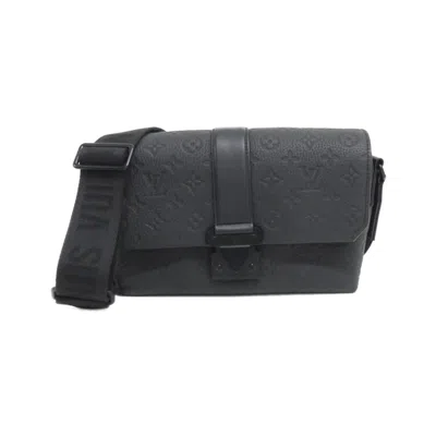 Pre-owned Louis Vuitton Black Leather Shoulder Bag ()