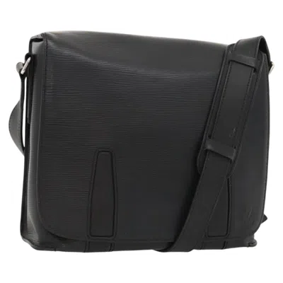 Pre-owned Louis Vuitton Black Leather Shoulder Bag ()