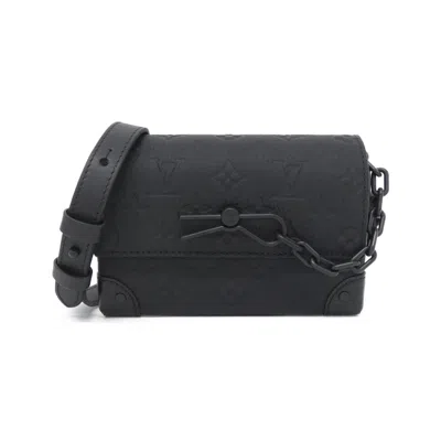 Pre-owned Louis Vuitton Black Leather Shoulder Bag ()