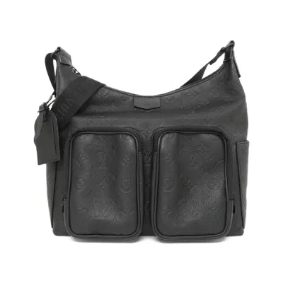 Pre-owned Louis Vuitton Black Leather Shoulder Bag ()