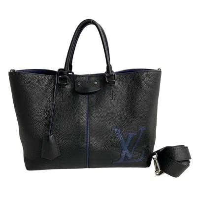 Pre-owned Louis Vuitton Black Leather Shoulder Bag Tote Bag ()