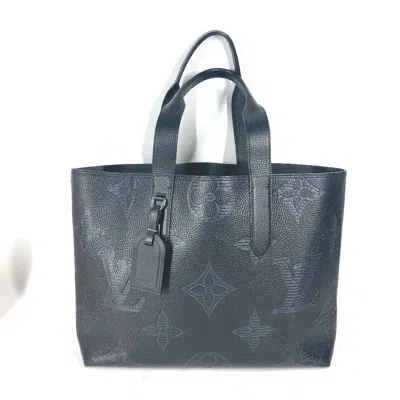 Pre-owned Louis Vuitton Black Leather Shoulder Bag Tote Bag ()