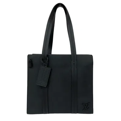 Pre-owned Louis Vuitton Black Leather Shoulder Bag Tote Bag ()