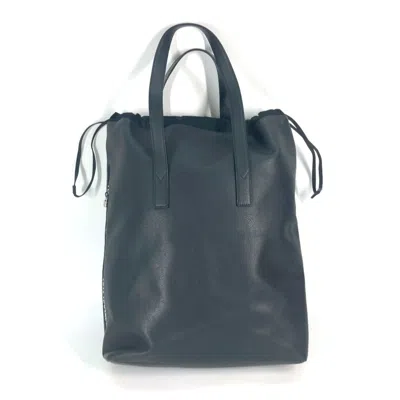 Pre-owned Louis Vuitton Black Leather Tote Bag ()