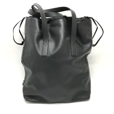 Pre-owned Louis Vuitton Black Leather Tote Bag ()