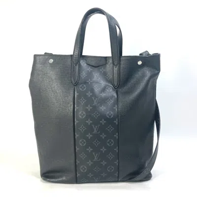 Pre-owned Louis Vuitton Black Leather Tote Bag ()
