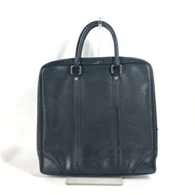 Pre-owned Louis Vuitton Black Leather Tote Bag ()