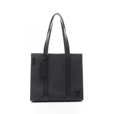 Pre-owned Louis Vuitton Black Leather Tote Bag ()