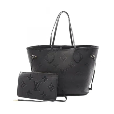 Pre-owned Louis Vuitton Black Leather Tote Bag ()