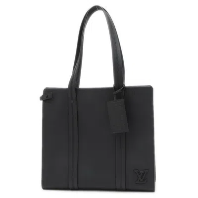 Pre-owned Louis Vuitton Black Leather Tote Bag ()