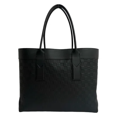Pre-owned Louis Vuitton Black Leather Tote Bag ()