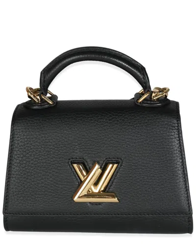 Pre-owned Louis Vuitton Black Leather Twist One Handle Bb (authentic Pre-loved)