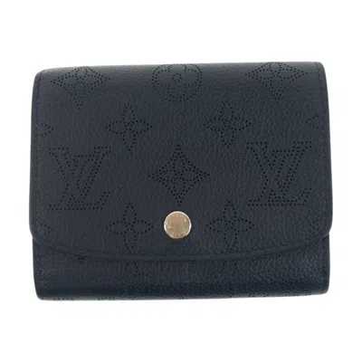 Pre-owned Louis Vuitton Black Leather Wallet (bi-fold) ()