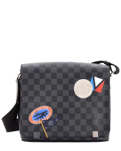 Louis Vuitton Black Limited Edition Damier Graphite Lv League District Pm  (authentic Pre-loved)