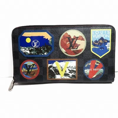 Pre-owned Louis Vuitton Black Long Wallet (bi-fold) ()