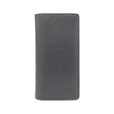 Pre-owned Louis Vuitton Black Long Wallet (bi-fold) ()