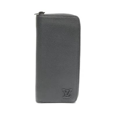 Pre-owned Louis Vuitton Black Long Wallet (bi-fold) ()