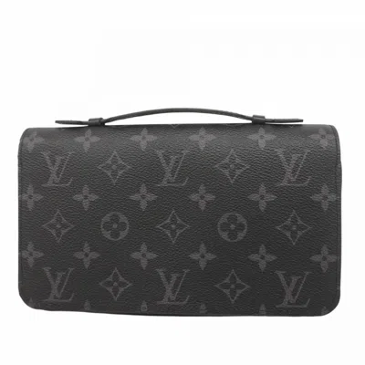 Pre-owned Louis Vuitton Black Long Wallet (bi-fold) ()