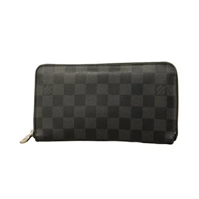 Pre-owned Louis Vuitton Black Long Wallet (bi-fold) ()