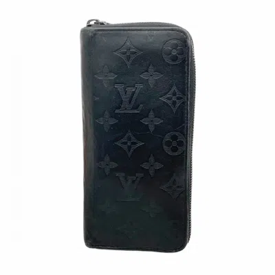 Pre-owned Louis Vuitton Black Long Wallet (bi-fold) ()