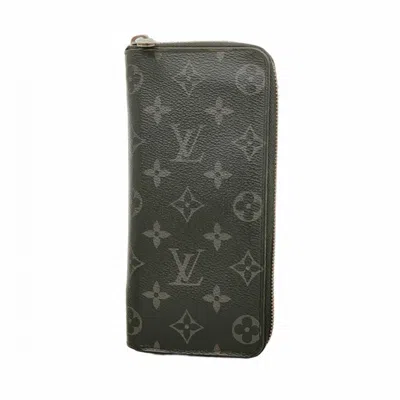 Pre-owned Louis Vuitton Black Long Wallet (bi-fold) ()