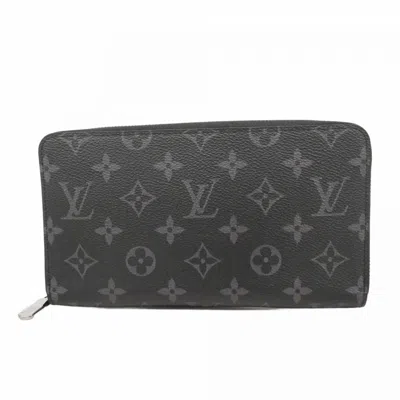 Pre-owned Louis Vuitton Black Long Wallet (bi-fold) ()