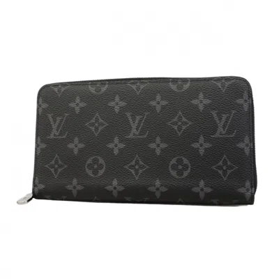 Pre-owned Louis Vuitton Black Long Wallet (bi-fold) ()
