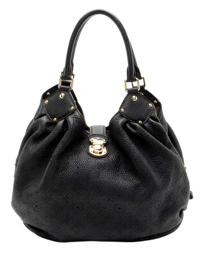 Louis Vuitton Black Mahina Leather L (authentic Pre-loved)