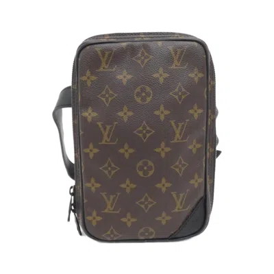 Pre-owned Louis Vuitton Black Marron Monogram Monogram Fanny Pack Shoulder Bag ()