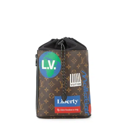 Pre-owned Louis Vuitton Black Marron Monogram Monogram Shoulder Bag ()